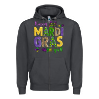 Smoke happy mardi gras y'all Zipper Hoodie - AdoDesignShop