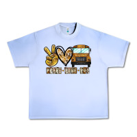 Grape Ice peace love bus Urban Heavy Tee - CowhideDigitalArt