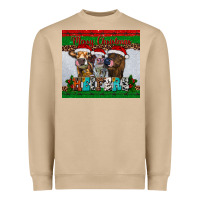Mushroom merry christmas heifers Heavyweight Sweatshirt - RanaPortraitStore