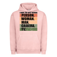 Pigment Salmon Person Woman Man Camera Tv Urban Hoodie - Bettercallsaul