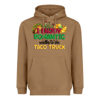 Toasted Coconut i enjoy romantic walks to the taco truck Heavyweight Hoodie - MaliasSmallBusiness