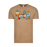Vintage Coffee art teacher coffee cups Vintage Tee - Zillion Design Studio