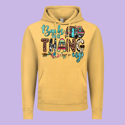 Back That Thang Up Vintage Hoodie Designed By Jahusdesignshop