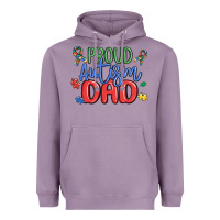 Lavender proud autism dad Heavyweight Hoodie - MaliasSmallBusiness