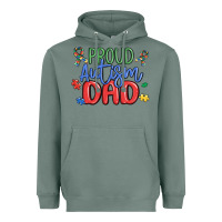 Sage proud autism dad Heavyweight Hoodie - MaliasSmallBusiness