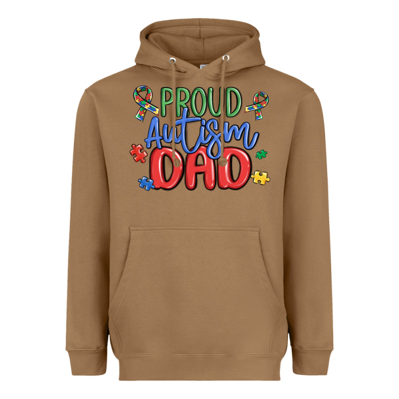Proud Autism Dad Heavyweight Hoodie by MaliasSmallBusiness | Teevron