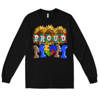 Black proud mom Long Sleeve Tee - AdoDesignShop