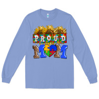 Colony Blue proud mom Long Sleeve Tee - AdoDesignShop