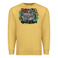 Antique Gold rodeo kind of girl Premium Sweatshirt - MaliasSmallBusiness
