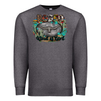 Charcoal Heather rodeo kind of girl Premium Sweatshirt - MaliasSmallBusiness