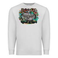 Dove Grey rodeo kind of girl Premium Sweatshirt - MaliasSmallBusiness