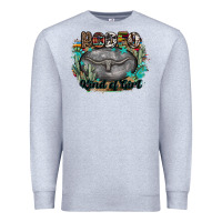 Heather Grey rodeo kind of girl Premium Sweatshirt - MaliasSmallBusiness