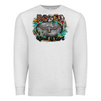 Oatmeal Heather rodeo kind of girl Premium Sweatshirt - MaliasSmallBusiness
