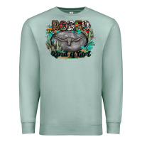 Seafoam rodeo kind of girl Premium Sweatshirt - MaliasSmallBusiness