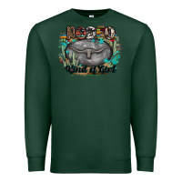 Sports Green rodeo kind of girl Premium Sweatshirt - MaliasSmallBusiness