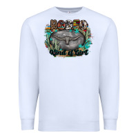 White rodeo kind of girl Premium Sweatshirt - MaliasSmallBusiness