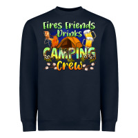 Navy fires friends drinks camping crew Heavyweight Sweatshirt - Zillion Design Studio