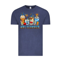 Vintage Denim art teacher coffee cups Vintage Tee - Zillion Design Studio