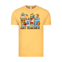 Vintage Mustard art teacher coffee cups Vintage Tee - Zillion Design Studio