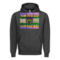 Charcoal Heather mardi gras mask Zipper Hoodie - AdoDesignShop