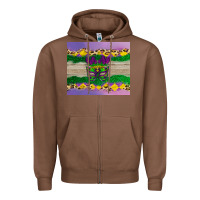 Chestnut mardi gras mask Zipper Hoodie - AdoDesignShop