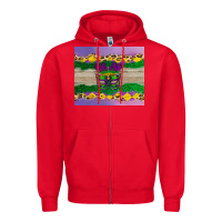 Red mardi gras mask Zipper Hoodie - AdoDesignShop