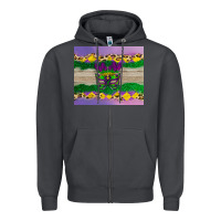 Smoke mardi gras mask Zipper Hoodie - AdoDesignShop