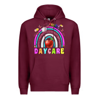 Burgundy daycare Premium Hoodie - BundleAndBundleShop