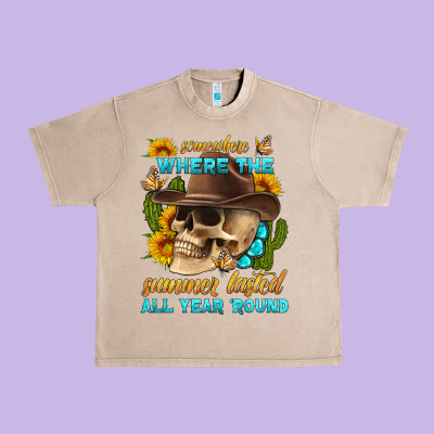 Somewhere Where The Summer Lasted All Year 'round Urban Heavy Tee Designed By Hra Design Shop