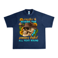 Navy somewhere where the summer lasted all year 'round Urban Heavy Tee - HRA Design Shop