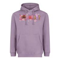 Lavender carhartt cow valentines day Heavyweight Hoodie - MaliasSmallBusiness