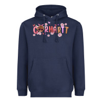 Navy carhartt cow valentines day Heavyweight Hoodie - MaliasSmallBusiness