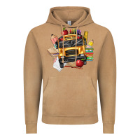 Vintage Camel school bus driver front Vintage Hoodie - texasbilliewilder