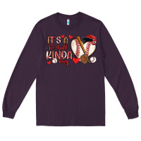 Plum it s a tee ball kinda day baseball Long Sleeve Tee - Artiststas