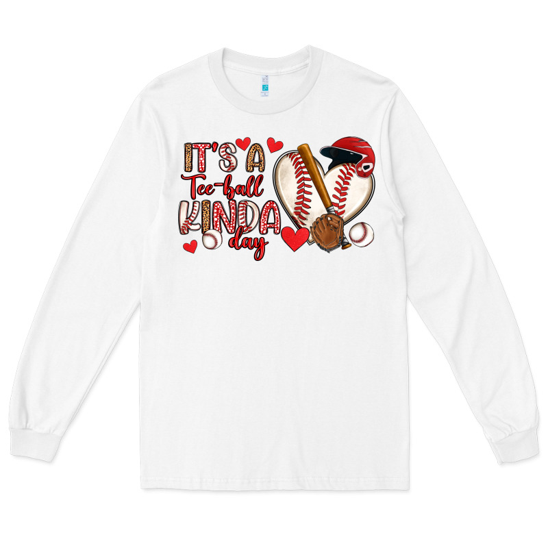 It S A Tee Ball Kinda Day Baseball Long Sleeve Tee by Artiststas | Teevron