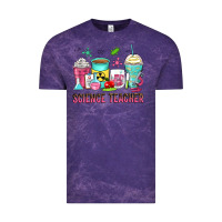 Cloud Purple science teacher coffee cups Vintage Tee - Zillion Design Studio