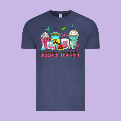 Science Teacher Coffee Cups Vintage Tee Designed By Zillion Design Studio