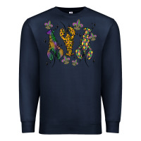 Navy mardi gras crawfish Premium Sweatshirt - MaliasSmallBusiness
