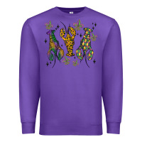 Purple mardi gras crawfish Premium Sweatshirt - MaliasSmallBusiness
