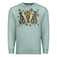 Seafoam mardi gras crawfish Premium Sweatshirt - MaliasSmallBusiness