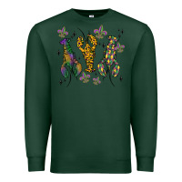Sports Green mardi gras crawfish Premium Sweatshirt - MaliasSmallBusiness