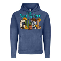 Vintage Denim southern girl Vintage Hoodie - Zillion Design Studio