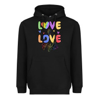 Black love is love pride Heavyweight Hoodie - MaliasSmallBusiness