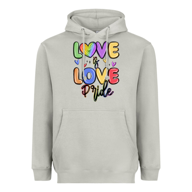 Love Is Love Pride Heavyweight Hoodie by MaliasSmallBusiness | Teevron