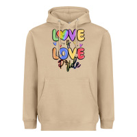 Mushroom love is love pride Heavyweight Hoodie - MaliasSmallBusiness