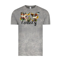 Cloud Rock kentucky state cowhide serape cactus Vintage Tee - RanaPortraitStore