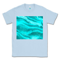 Dusty Blue turquoise glitter Classic Tee - JahusDesignShop