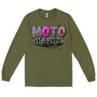 Army Green moto mama Long Sleeve Tee - Artiststas