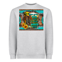 Heather Grey keep your soul clean and your boots dirty Heavyweight Sweatshirt - RanaPortraitStore