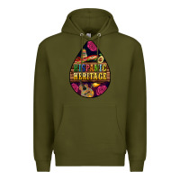 Army Green teardrop Hispanic Heritage Premium Hoodie - BundleAndBundleShop